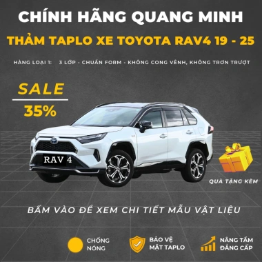 Thảm Taplo Cao Cấp Xe Rav4 2.019-2.025 - Nhiều Mẫu, Giá Ưu Đãi 200.000đ