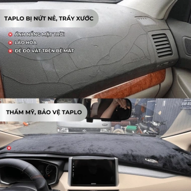 Thảm taplo Da Nhung PEUGEOT 508, 2.008, 3.008, 5.008, Traveller – Chống nóng, giảm còn 371.795₫ 5
