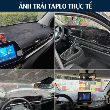Thảm taplo Hyundai Kona 13 loại da nhung - Chống nắng, chống chói, bảo vệ taplo - 243.000 VND 8