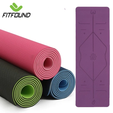 Thảm TPE Yoga Pilates Gym - Không Trơn Trượt, Kèm Dây Cột, Giá Ưu Đãi 98.000₫