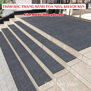 Thảm trải bậc thang cao su chống trượt, giảm tiếng ồn và bụi, bền lâu - 296.000₫ 3