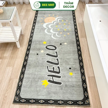 Thảm trải chân giường Bali nỉ lì 80x2m và 1.2x1.6m - Trang trí phòng khách, phòng ngủ, giảm giá 119k - BEEMAT BT14 10 Thảm trải chân giường Bali nỉ lì 80x2m và 1.2x1.6m - Trang trí phòng khách, phòng ngủ, giảm giá 119k - BEEMAT BT14 10