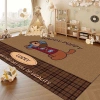 Thảm trải sàn 2x3m nỉ lì họa tiết in 5D không phai, dày 3-4 li, mặt sau bi cao su chống trượt Giá 288.850 VND 3