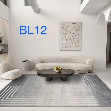 Thảm trải sàn 2x3m nỉ lì họa tiết in 5D không phai, dày 3-4 li, mặt sau bi cao su chống trượt Giá 288.850 VND