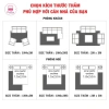 Thảm Trải Sàn Bali 20 mẫu thổ cẩm nhập khẩu, đế cao su, phong cách Thổ Nhĩ Kỳ - 155.000 VND 3