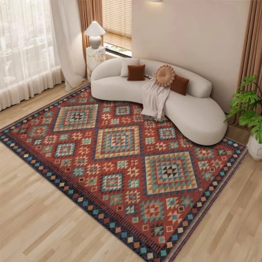 Thảm Trải Sàn Bali 20 mẫu thổ cẩm nhập khẩu, đế cao su, phong cách Thổ Nhĩ Kỳ - 155.000 VND 5