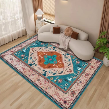 Thảm Trải Sàn Bali 20 mẫu thổ cẩm nhập khẩu, đế cao su, phong cách Thổ Nhĩ Kỳ - 155.000 VND 7