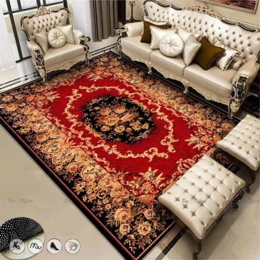 Thảm trải sàn Bali 5D hiện đại mẫu con hoang gia xanh 1.6x2.3 & 2x3m - Giá 149.000 VND
