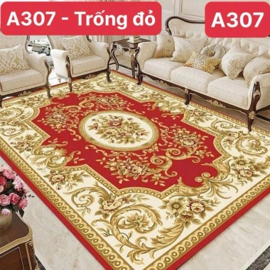 Thảm trải sàn Bali 5D hoa hồng đỏ hoàng gia - 1.6x2.3 & 2x3, giảm giá 159.000₫