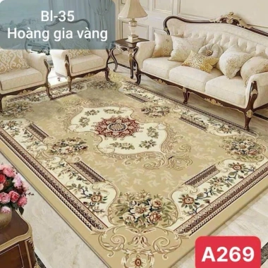 Thảm trải sàn Bali 5D hoa hồng đỏ hoàng gia - 1.6x2.3 & 2x3, giảm giá 159.000₫
