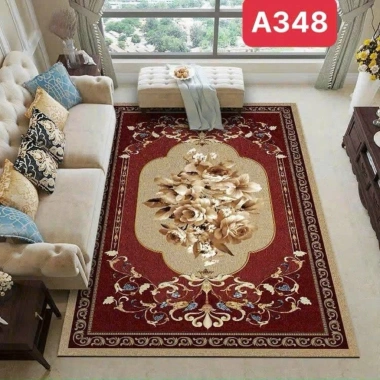 Thảm trải sàn Bali 5D hoa hồng đỏ hoàng gia - 1.6x2.3 & 2x3, giảm giá 159.000₫
