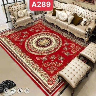 Thảm trải sàn Bali 5D hoa hồng đỏ hoàng gia - 1.6x2.3 & 2x3, giảm giá 159.000₫
