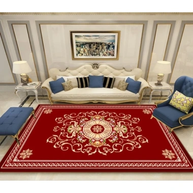Thảm trải sàn Bali 5D hoàng gia - Hoa văn độc đáo 1.6x2.3 & 2x3m, chỉ 124.000₫