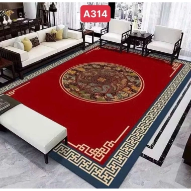 Thảm Trải Sàn Bali 5D Hoàng Gia - Trang Trí Phòng Khách & Phòng Ngủ, To Đại 1.6x2.3 & 2x3m, Giá 199.000₫