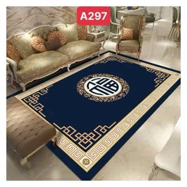 Thảm Trải Sàn Bali 5D Hoàng Gia - Trang Trí Phòng Khách & Phòng Ngủ, To Đại 1.6x2.3 & 2x3m, Giá 199.000₫