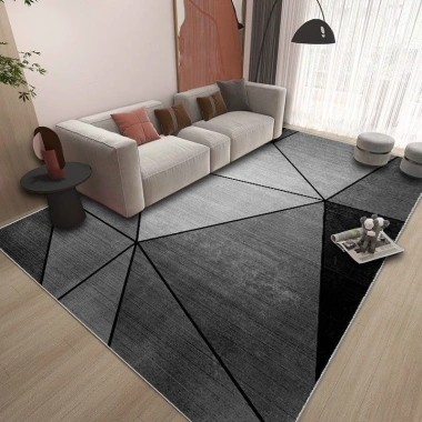 Thảm trải sàn Bali 5D kẻ Châu Âu sang trọng - 1.6x2.3 & 2x3m, giá chỉ 149.000đ