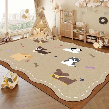 Thảm Trải Sàn Bali Hoạ Tiết Hiện Đại Đế Cao Su Chống Trơn Nhiều Kích Thước Giá 170k