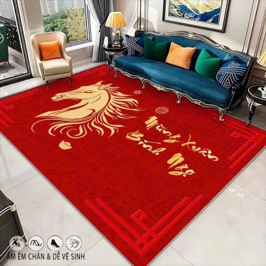 Thảm Trải Sàn Bali Mẫu Mới Ảnh Thật Hót Nhất Tết 2.026 1.6x2.3 và 2x3m Giá 149.000đ