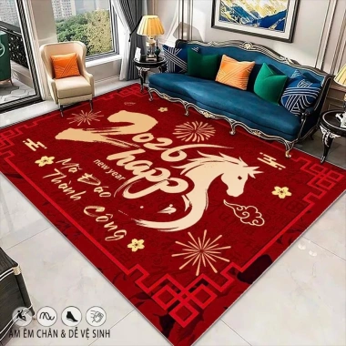 Thảm Trải Sàn Bali Mẫu Mới Ảnh Thật Hót Nhất Tết 2.026 1.6x2.3 và 2x3m Giá 149.000đ