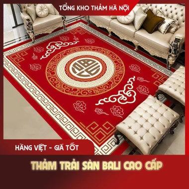 Thảm Trải Sàn Bali Nhung Lì Cao Cấp - Trang Trí Phòng Khách Giá 295k - Tổng Kho Thảm Hà Nội