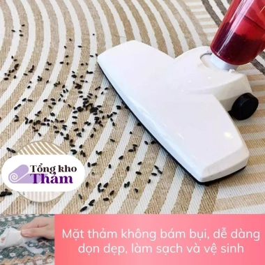 Thảm Trải Sàn Bali Nhung Lì Cao Cấp - Trang Trí Phòng Khách Giá 295k - Tổng Kho Thảm Hà Nội