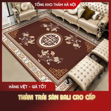Thảm Trải Sàn Bali Nhung Lì Cao Cấp - Trang Trí Phòng Khách Giá 295k - Tổng Kho Thảm Hà Nội