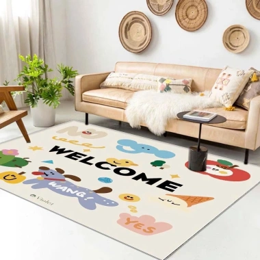 Thảm trải sàn Bali vintage Bắc Âu hoàng gia cho phòng khách và ngủ - 119,000₫