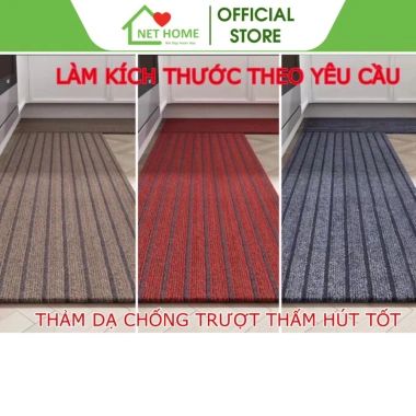 Thảm trải sàn bếp NET HOME, thấm hút, chống bám dầu mỡ, tối giản, 84.698 VND