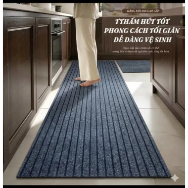 Thảm trải sàn bếp NET HOME, thấm hút, chống bám dầu mỡ, tối giản, 84.698 VND