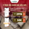 Thảm Trải Sàn Cao Cấp Violet Bali - Cổ Điển Đa Họa Tiết, Chống Trơn Trượt, Dễ Vệ Sinh, Giá 416.000 VND 9