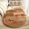 Thảm Trải Sàn Dài Giả Cashmere 40x120cm Lông Cừu Mềm Mại, Chùi Chân, Thấm Hút, Decor Phòng Ngủ Giá 65.000 8