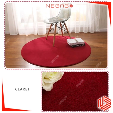Thảm trải sàn ĐỎ đa dạng size 1x1.6m, 1.6x2m, tròn 1m & 1.2m - NEGAGO giảm 176k