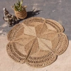 Thảm trải sàn kích thước lớn, thảm cói tròn decor, phù hợp phòng khách, trẻ em, giá chỉ 280.000 VND