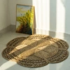 Thảm trải sàn kích thước lớn, thảm cói tròn decor, phù hợp phòng khách, trẻ em, giá chỉ 280.000 VND 6