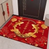 Thảm trải sàn năm mới 2.026 màu đỏ cửa ra vào phong cách koi - Giảm giá 63.100 VND 2