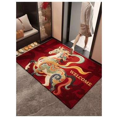 Thảm trải sàn nhung pha lê đỏ 2.026 - Cửa ra vào mới, chống trượt, tùy chỉnh 5 Thảm trải sàn nhung pha lê đỏ 2.026 - Cửa ra vào mới, chống trượt, tùy chỉnh 5