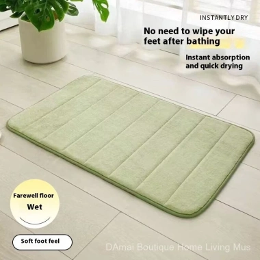 Thảm trải sàn phòng tắm nâng cấp dày, chống trượt, thấm nhanh, khô nhanh cho gia đình - Lối vào & phòng ngủ