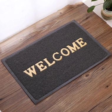 Thảm Trải Sàn PVC Welcome - Lót Chùi Chân, Thấm Nước, Chống Trơn Trượt, Giá 45.000 VND 2