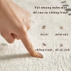 Thảm Trải Sàn Tròn Hoạt Hình Cashmere, Lông Cừu Chống Trượt, Trang Trí Phòng Ngủ và Phòng Khách, Giá 96.000₫ 2