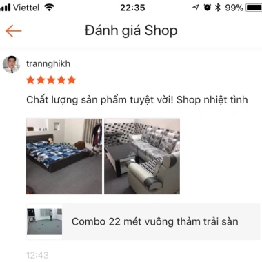 Thảm trải sàn văn phòng, cửa hàng sang trọng - Giá 25.000, chất liệu bền, êm mại