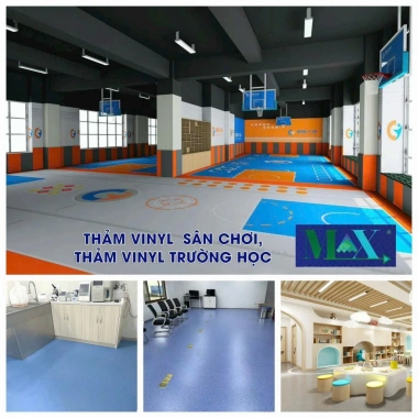 Thảm trải sàn vinyl màu đẹp - Thảm văn phòng cao cấp PVC, giá chỉ 103.000₫