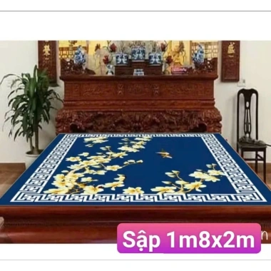 Thảm Trải Sập 1m8x2m Hoàng Gia - Thảm Chiếu Ngựa Đẹp, Giá Ưu Đãi 280.000₫