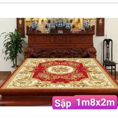 Thảm Trải Sập 1m8x2m Hoàng Gia - Thảm Chiếu Ngựa Đẹp, Giá Ưu Đãi 280.000₫