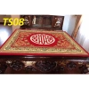 Thảm trải sập chiếu ngựa trống đồng vàng - Giá ưu đãi 250k, chất liệu bền, chống trượt 4