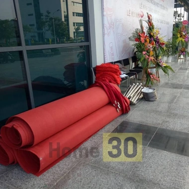 Thảm trải sự kiện màu đỏ khổ 2m - Giá chỉ 11.500đ, chất liệu bền, giá rẻ