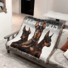Thảm Tranh Dobermann Decor - Trải Sàn, Treo Tường, Phù Hợp Camping Picnic Sofa - 495.000₫ 3
