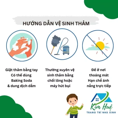 Thảm tròn Bali 1m/60cm KIM HUỆ X03 - Trải chân giường, ngủ, khách, 59.000 VNĐ