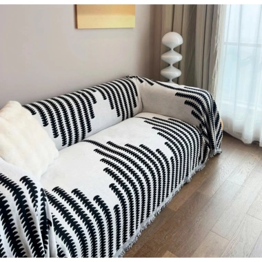 Thảm Tua Rua Họa Tiết - Picnic, Chụp Hình Vintage, Khăn Phủ Sofa, Trải Sàn Giá 115.000₫