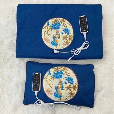 Thảm và Gối Ngải Cứu Đông Y - Sưởi Ấm Giảm Đau Lưng, Xương Khớp, Thư Giãn Spa Gia Đình - 215.000₫ 4