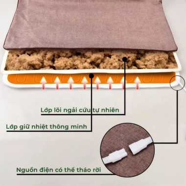 Thảm và Gối Ngải Cứu Hoàng Thịnh An Ngủ ngon, sâu giấc, giảm đau cổ vai gáy 105k 6 Thảm và Gối Ngải Cứu Hoàng Thịnh An Ngủ ngon, sâu giấc, giảm đau cổ vai gáy 105k 6